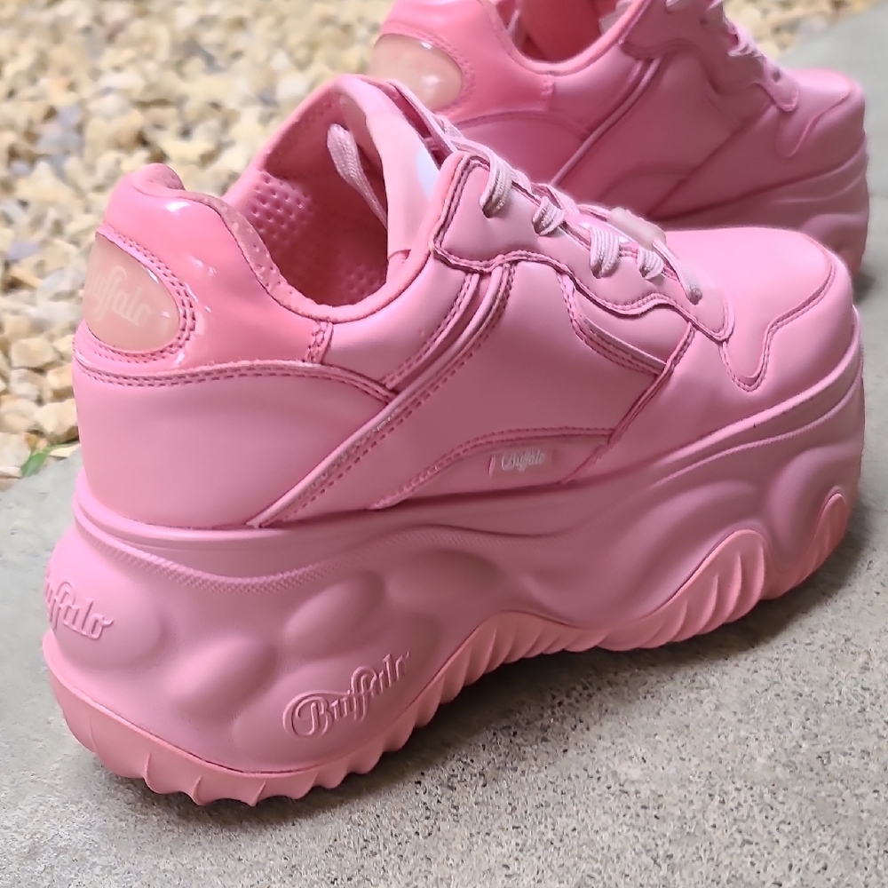 Buffalo David Bitton Bubblegum Pink Sneakers - Picture 4 of 9